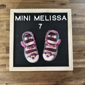 Mini Melissa Disney Ultragirl Alice In Wonderland Cheshire Cat Mary Jane Shoes 7